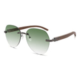 Smoke Green Lens Sunglasses