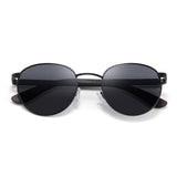 Kuma Sunglasses Bamboo Polarized Sunglasses Black